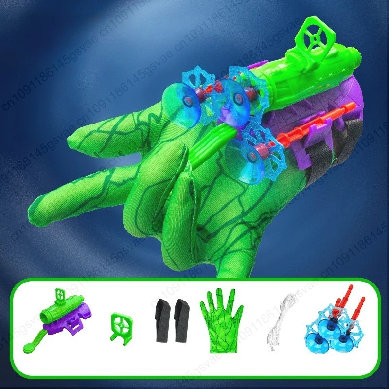 بطل لعبة البنادق أنيمي الرجل العنكبوت قاذفة المعصم الرصاص الناعمة للأطفال ألعاب قابلة للإطلاق في الهواء الطلق متعة الرياضة موضة الهدايا #6