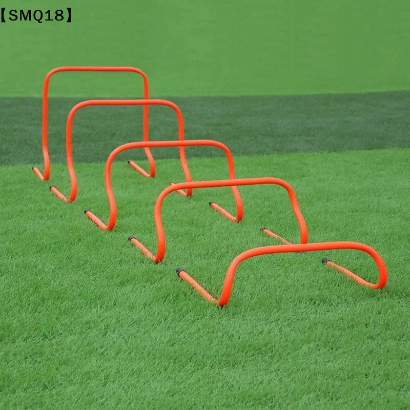 Bright Orange Agility Training Hurdles Durable PVC Non Slip Feet For Soccer Basketball Speed Training【SMQ】