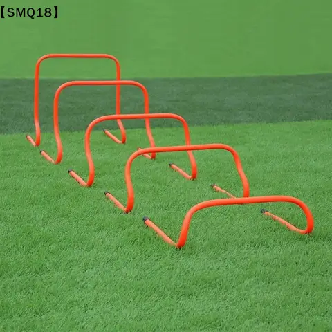 Bright Orange Agility Training Hurdles Durable PVC Non Slip Feet For Soccer Basketball Speed Training【SMQ】