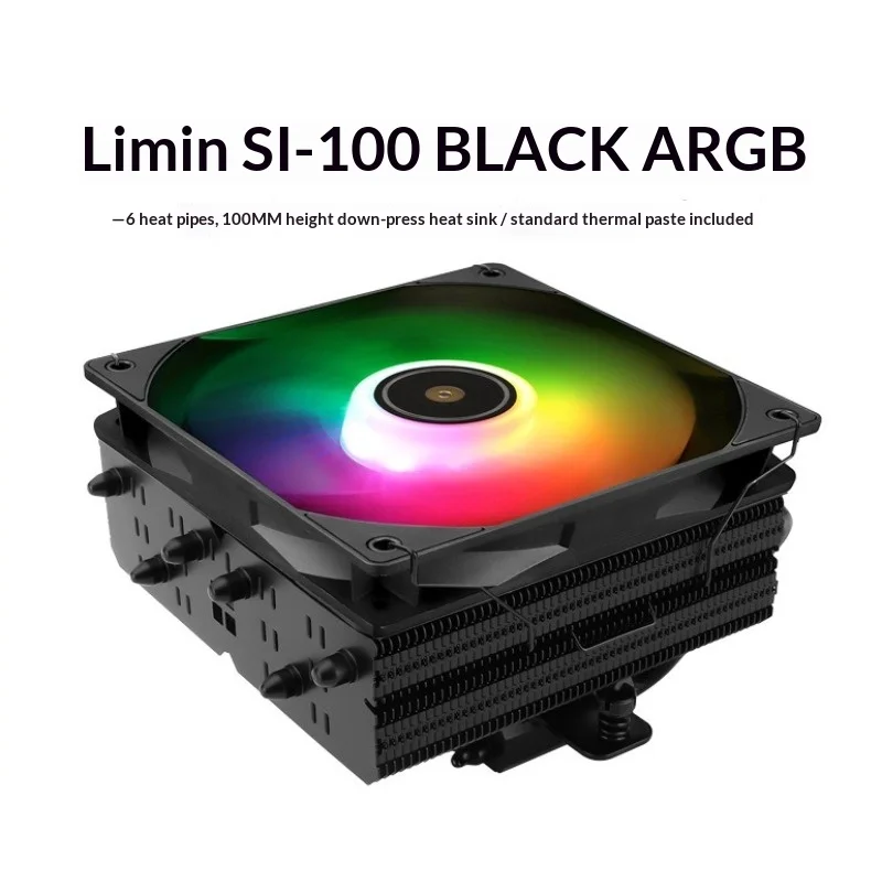 

Thermalright SI-100 Low Profile Cooler, 100mm, 6x6mm AGHP, TL-E12B PWM ARGB, for Intel 1851/1700 AMD AM5
