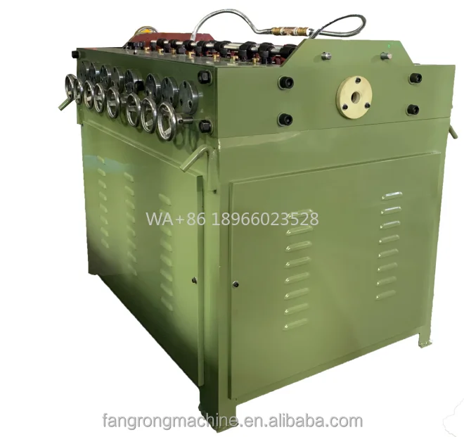 Fangrong FR-25 10 rodillos buen precio máquina enderezadora de barras de chapa metálica máquina enderezadora de barras de refuerzo en t
