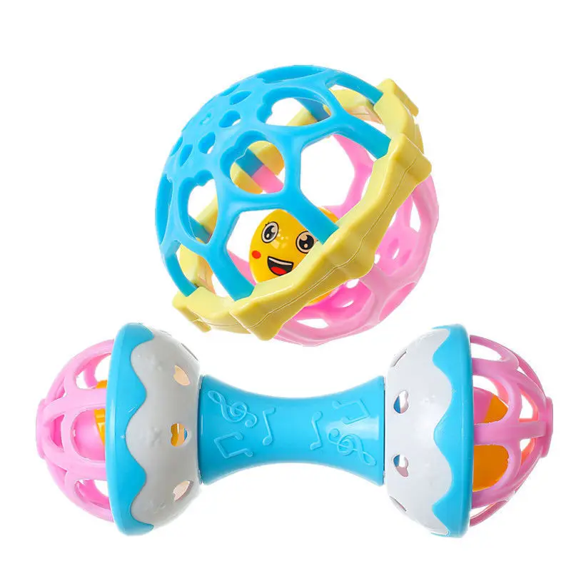 Teether Set Baby Easy To Hold Autoclavable Soft Cute Shape Bath Toys Baby Toys Newborn Crisp Bell Boilable Swimming Pool Toys