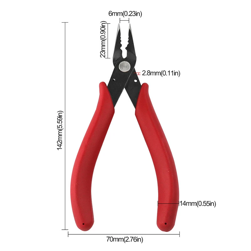 Jewelry Crimping Pliers For Making Tips Tool Tweezers Crimp Nose Pliers Jump Rings & Split Rings Double Rings Diy Accessories