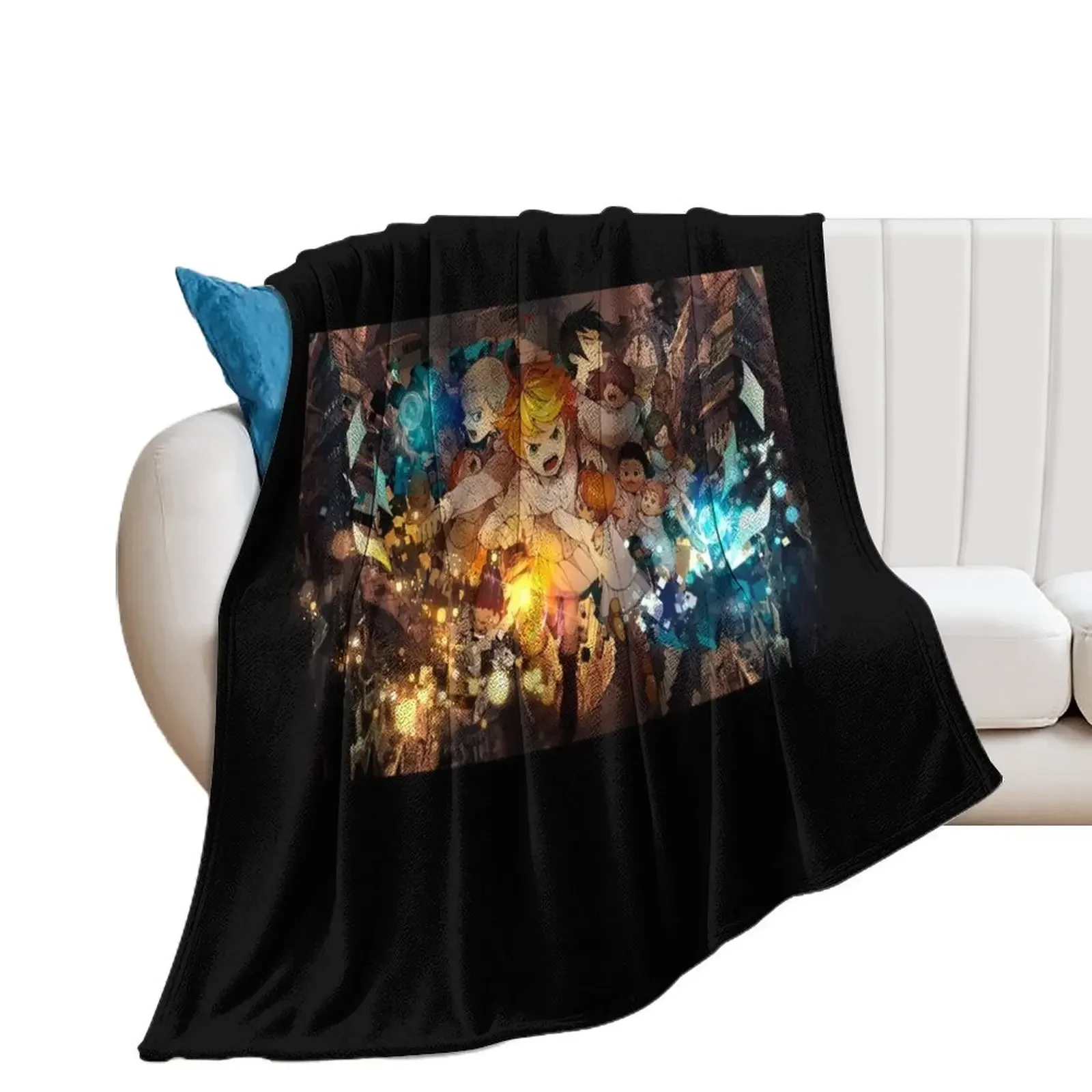 The Promised Neverland Throw Blanket Beach Winter beds Blankets