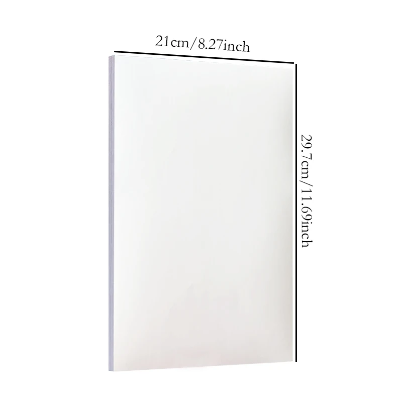 20/50 قطعة A4 ذاتية اللصق PP الاصطناعية ورقة الفينيل ملصقات الاصطناعية للطابعة النافثة للحبر الليزر ملصق مقاوم للماء مقاوم للخدش