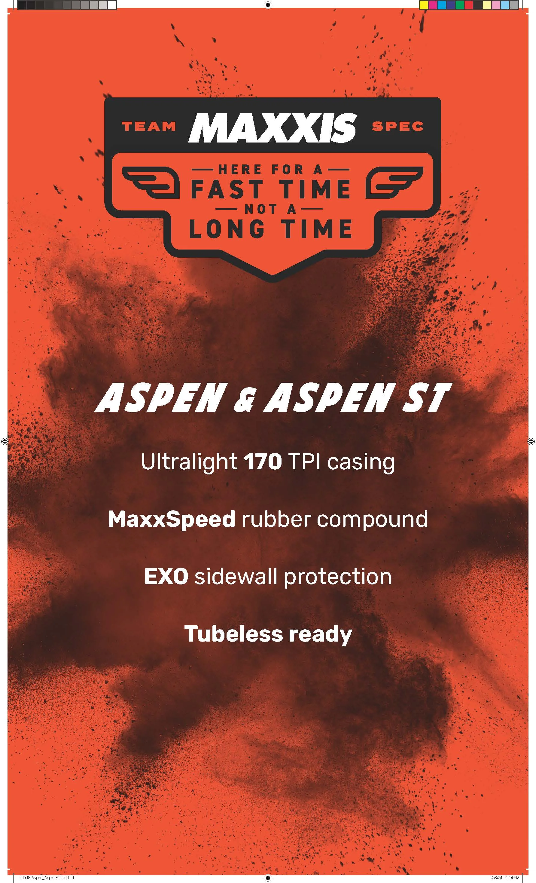MAXXIS ASPEN ST Original XC Offroad-Fahrradreifen Mountainbike-Vakuumreifen Pannensicherer Schlauchloser Fahrradreifen 29x2,25/2,4 32x2,4 – Detail 1