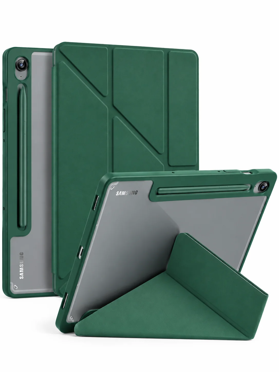 Hülle für Samsung Galaxy Tab S12 S9 S10 S7 FE S8 Plus 12.4 Lite 10.9 A11 A9 Plus 11 8.7 Magnetische Y-förmige Hülle S6 mit Stifthalter