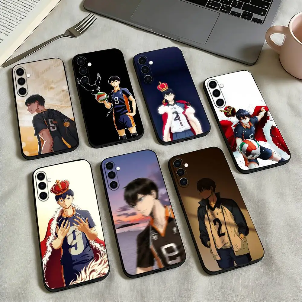 

Haikyuu-u Kageyama Tobio Phone Case For Samsung Galaxy A73,A72,A71,A70,A53,A52,A51,Soft Silicone Black Cover