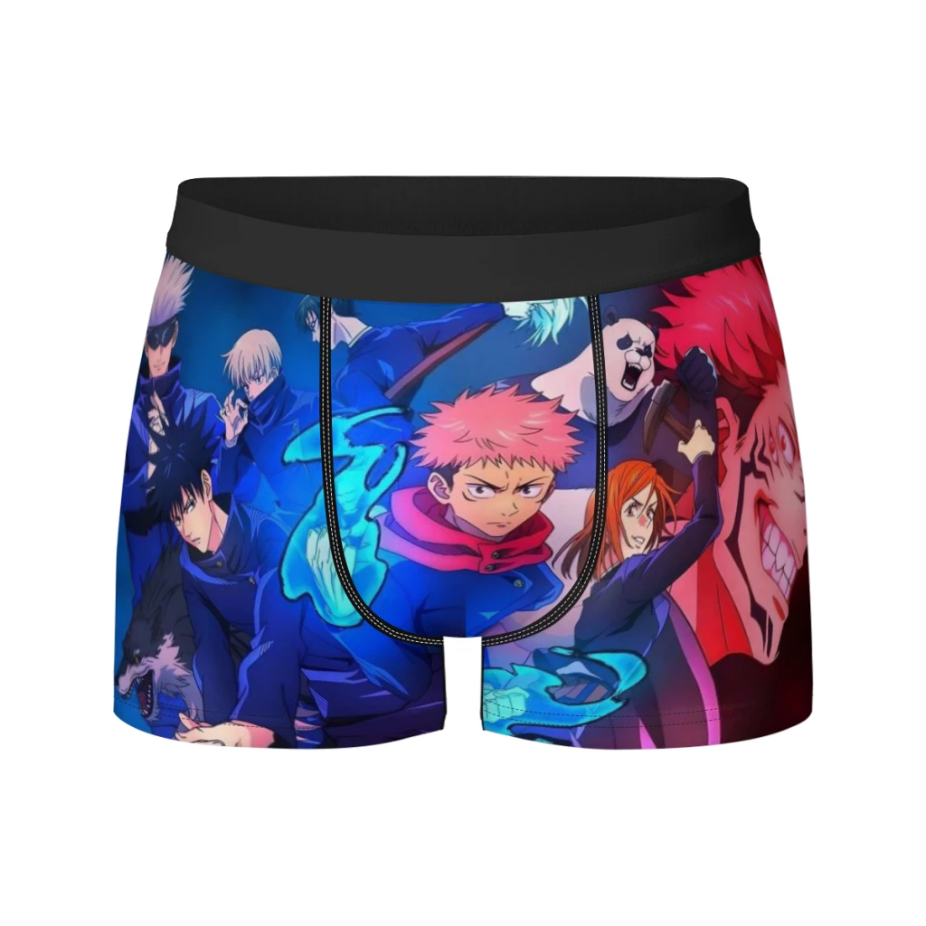 

Jujutsu Kaisen Breathable milk Silk Boyshorts Elastic Men's Underwear 3D Boxer Shorts Boxer Briefs