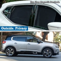 Magnetic Car Sunshade Shield Front Windshield Frame Curtain Sun Shade Auto Accessories For Citroen C5 Aircross 2017 - 2023 2022