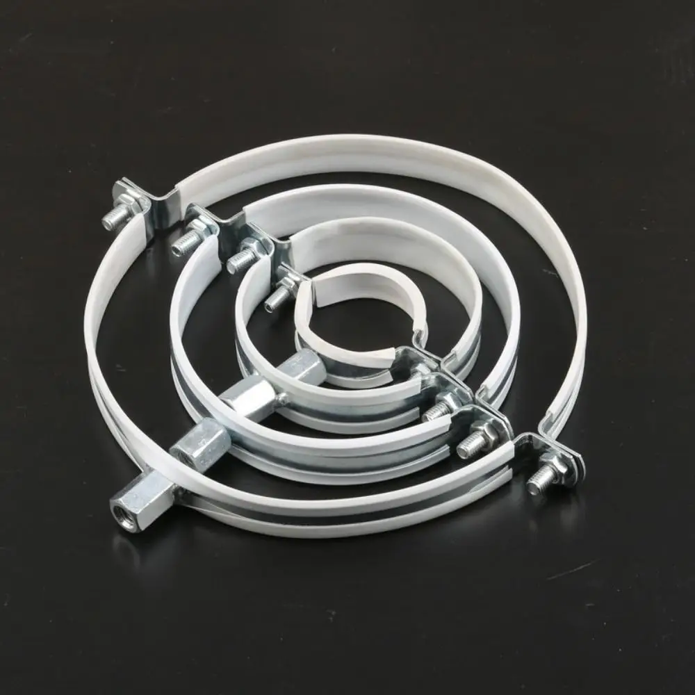 2Pcs Fastener Hardware Round Hose Clamp Nut Hoop Pipe Fitting Suspension Pipe Holder Expansion Screw PPR/PVC Tube Clip Bracket