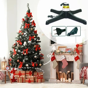 حامل شجرة عيد الميلاد الدوار ، شديد التحمل ، حامل دوران 360 درجة ، قاعدة دوارة بلاستيكية تصل إلى 7.5 قدم من الشجرة الاصطناعية أعلى 10 مبيعات الدورية قاعدة شجرة عيد الميلاد - No3