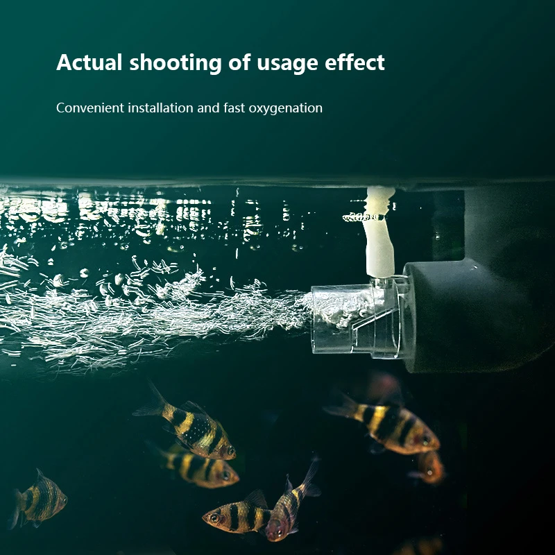 Pompe à eau en acrylique transparent pour poissons d'aquarium, filtre précieux, buse de sortie d'eau, augmentation de l'air en oxygène, accessoires d'aquarium