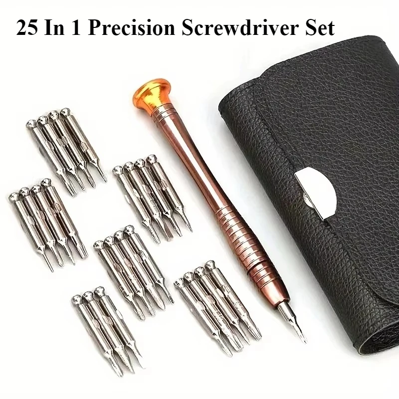 

25 In 1 Precision Screwdriver Set Repair Tool Kit Small Screwdriver Set For Mobile Phone Notebook Laptop Watch Eyeglasses Repair