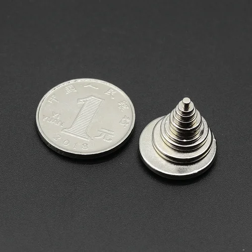 Imagen 2 del producto Imán de neodimio súper potente N35, imanes redondos NdfeB, imanes magnéticos permanentes fuertes para refrigerador, 4/5/6/8/10/12/15/20/25x2mm