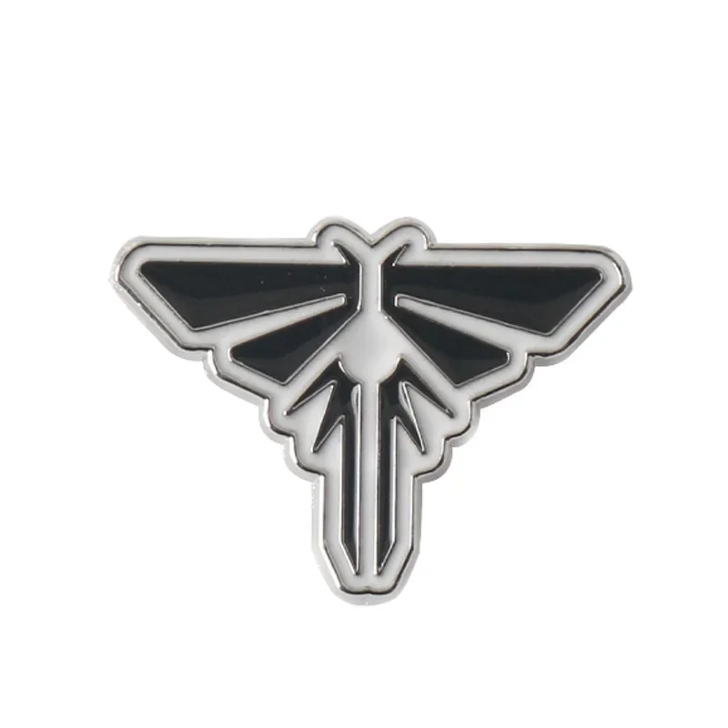 Hot Game Ellie Backpack Pins Brooch Shield Wings Tlou Spaceship Badge Brooches for Friend Game Jewelry Kid Gift