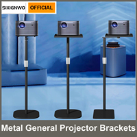 130CM Floor Projector Bracket Support Stand Metal Holder Multi-angle Adjustable 360 PTZ Rotating Projector Brackets for Film Cam