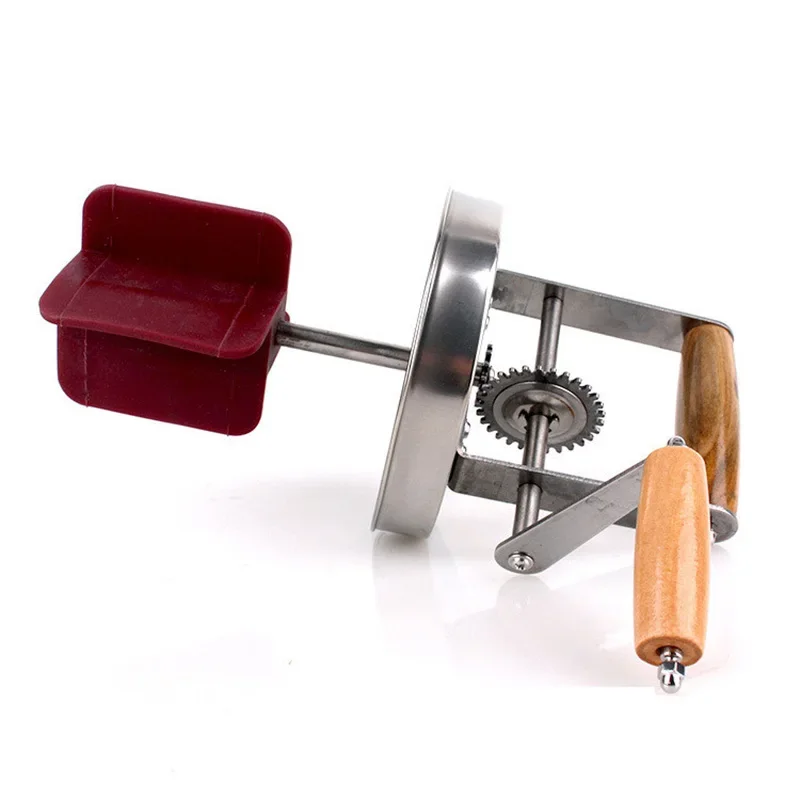 1000ML/1500ML Hand-Crank Mixer, Butter-Making Set, Vintage-Style Glass Butter/Milk Mixer, Pastry Making, DIY Kitchen