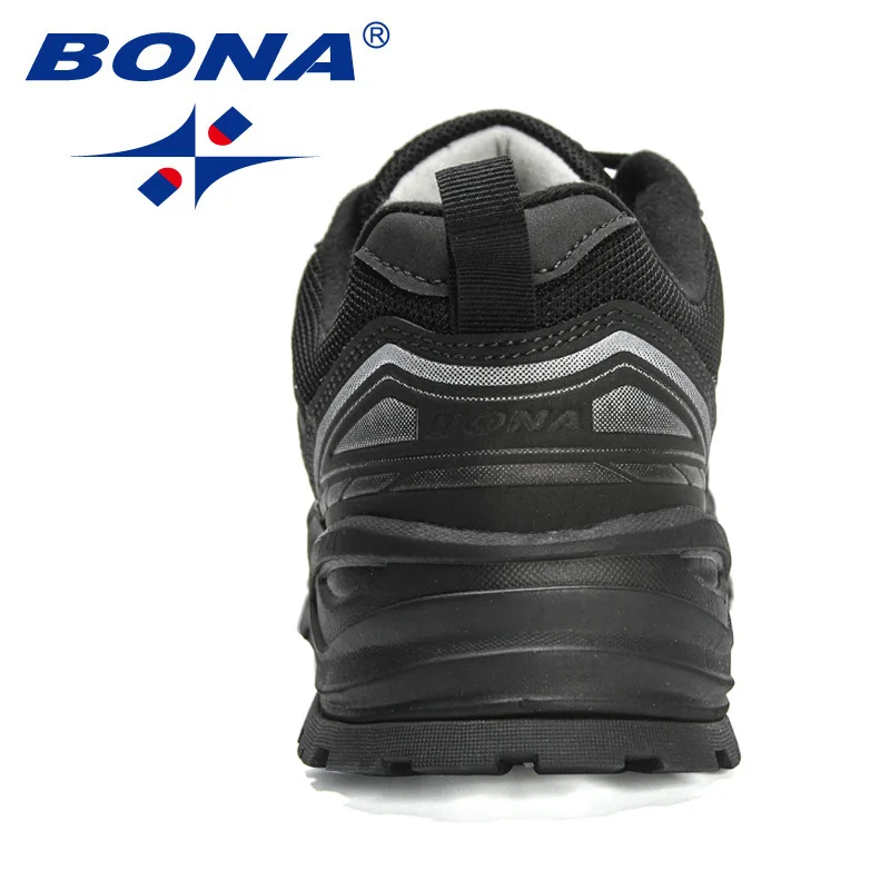 BONA 2022 New Designers Hiking Shoes Outdoor Mountain Boots Men Climbing Shoes Walking Footwear Man Zapatos De Hombre Comfort