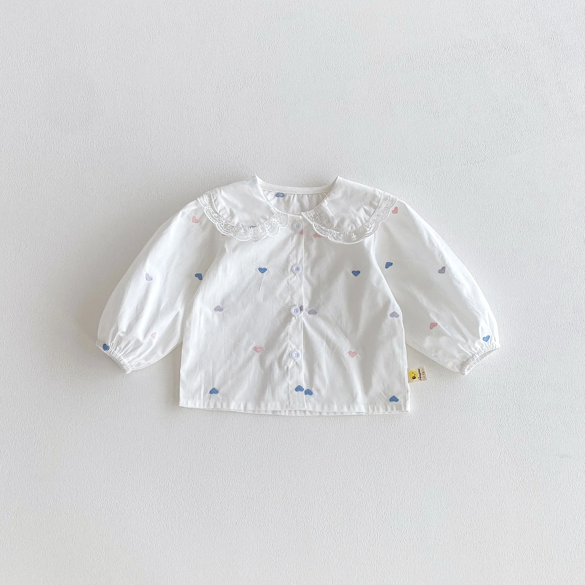 2025 Autumn New Baby Girl Long Sleeve Clothes Set Infant Shirts Kids Rabbit Ear Jumpsuit 2pcs Suit Girls Denim Overalls Outfits