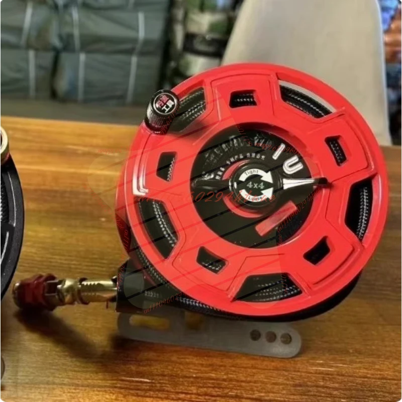 7M All-Terrain Off-road Air Pump Hose Reel Manual Retractable Storage Artifact for Vehicle Tires