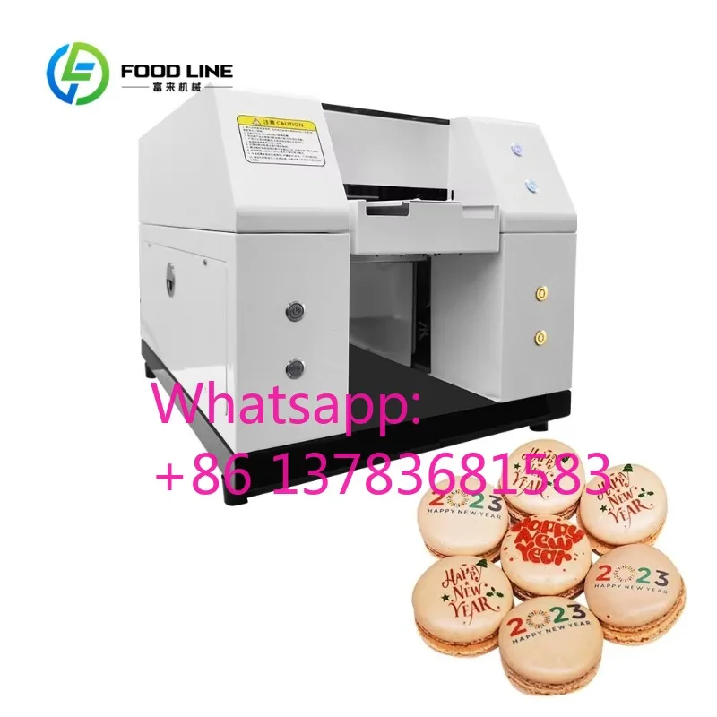 Custom Automatic Food Dessert Printer With Edible Ink Printing Machine Edible Food Printing Machine for Sugar Cookies Chocolate