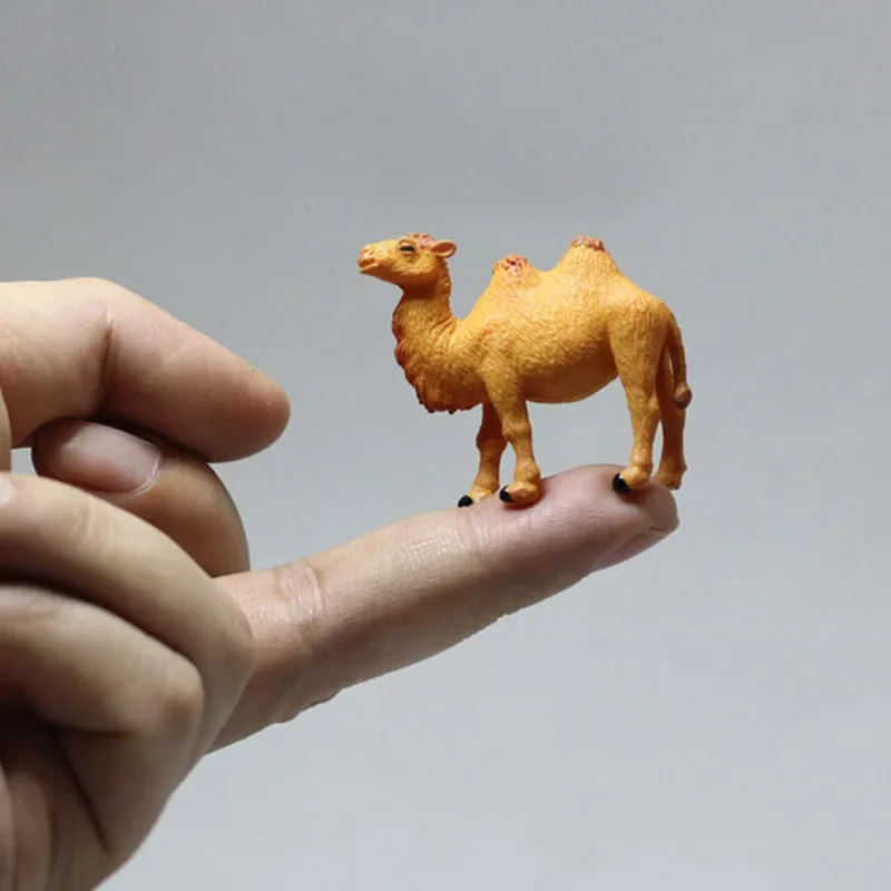 3/6 Pcs Tiny Resin Camels Miniatures, Fairy Garden Ornaments, Micro Landscape DIY Craft Accessories