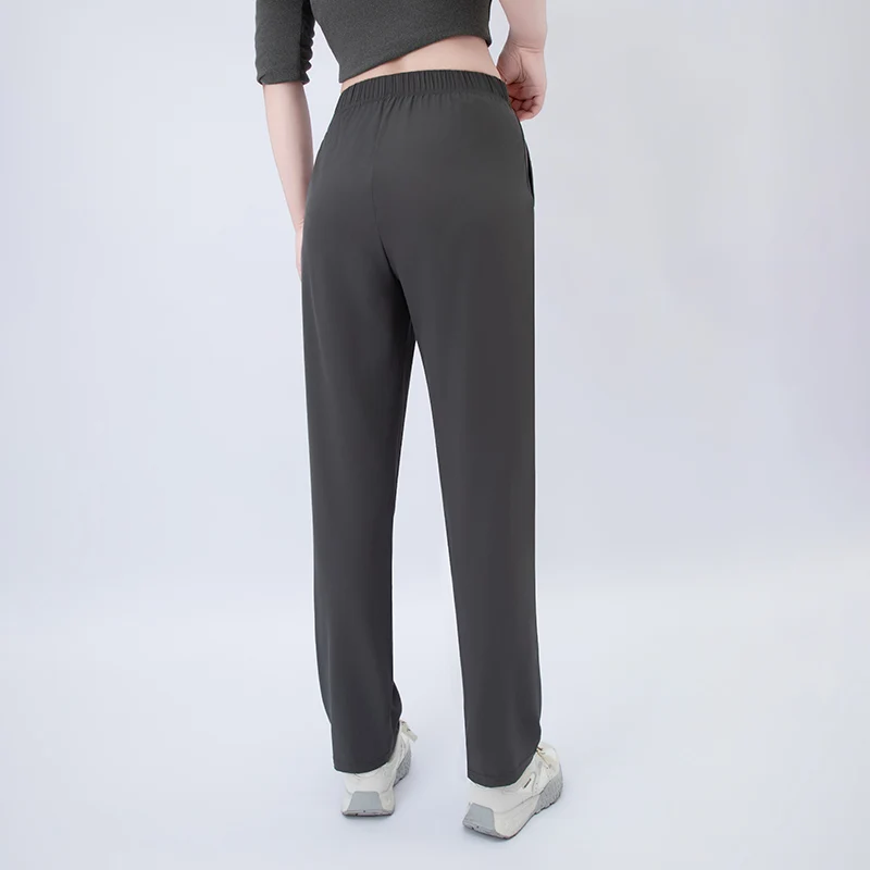 1/3 piece set summer women's letter printed pocket casual pants, comfortable plus size youth student sports running harem pants image 5