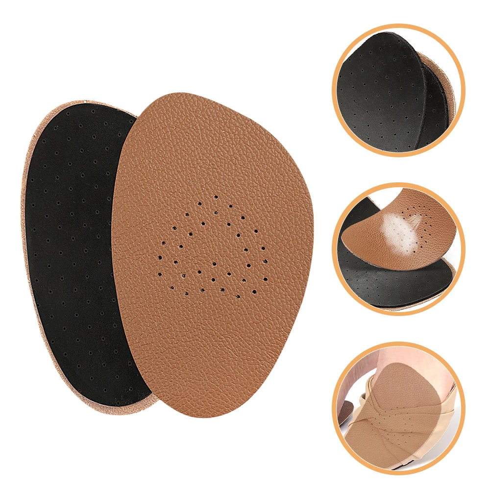 

2 Pairs High Heel Insole Cushions Comfortable Forefoot Insert Pads Supplies Half Size Miss