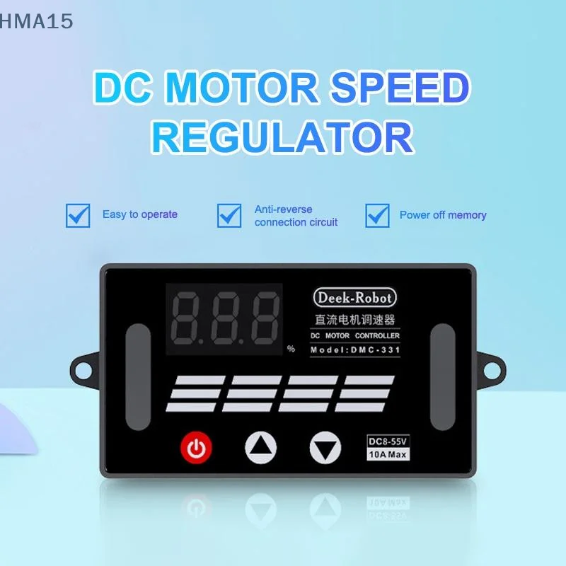 【YA】DMC-331 DC Motor Speed ​​Controller 8-55V 10A With Memory Function For Industrial Automation Reverse Connection Protection