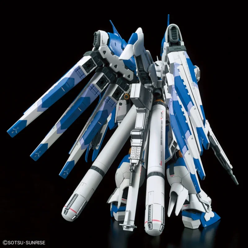 In stock Original BANDAI GUNDAM RG 1/144 RX-93-V2 Hi-v Gundam ANIME ACTION Figures Assemble PVC Model Toys