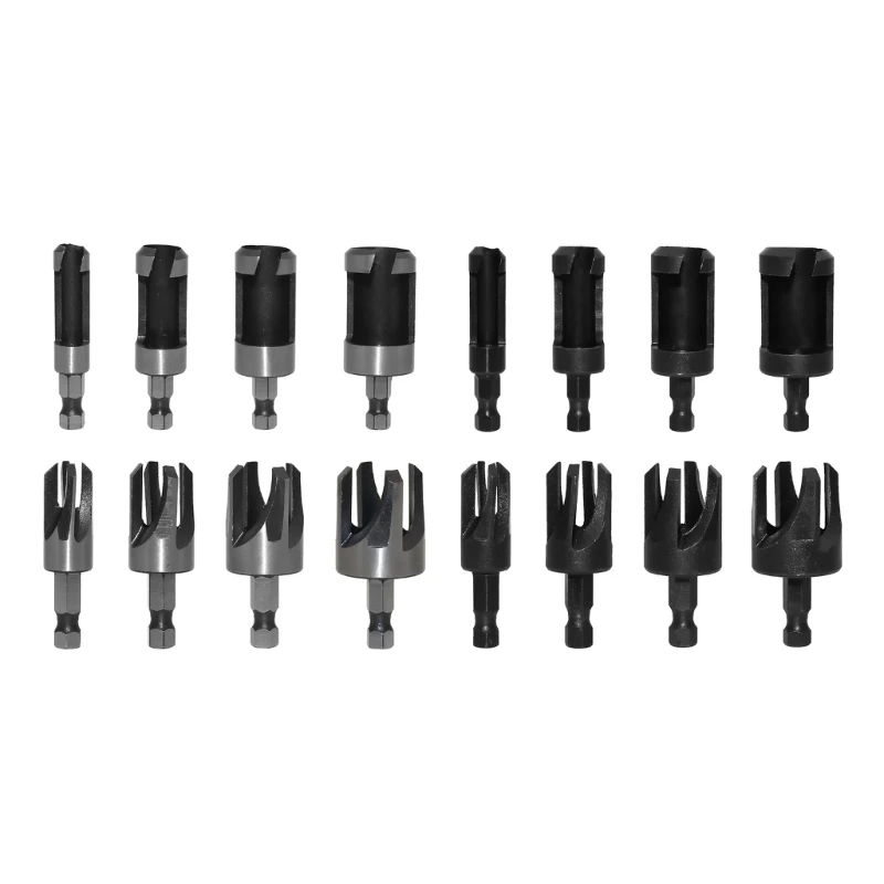 Plug Cutter Drill Cutting Tool Drill Bit Set Straight And Tapered Taper Dropship