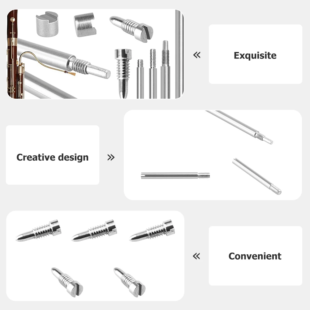 

Rollers Fastening Screw Replacement Bassoon Accessories Set Meter Instrument Parts and