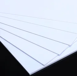 White ABS Plastic Board Thickness 1mm/2mm/3mm/4mm Model Sheet Material for DIY Model Part Accessories