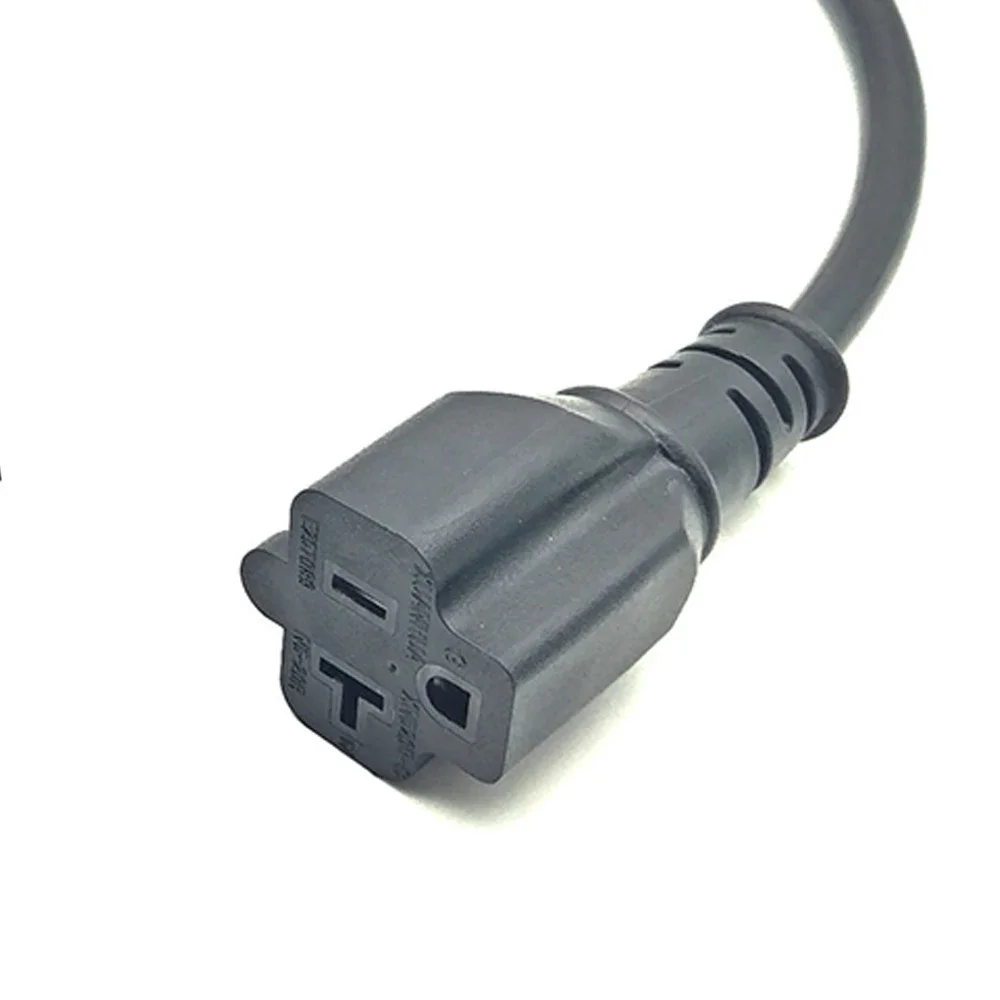 220V J1772 Type1 Socket To NEMA 5-15/5-20 EV Charger Adapter With 0.3M Cable for E-Bike/Scooter/One wheel