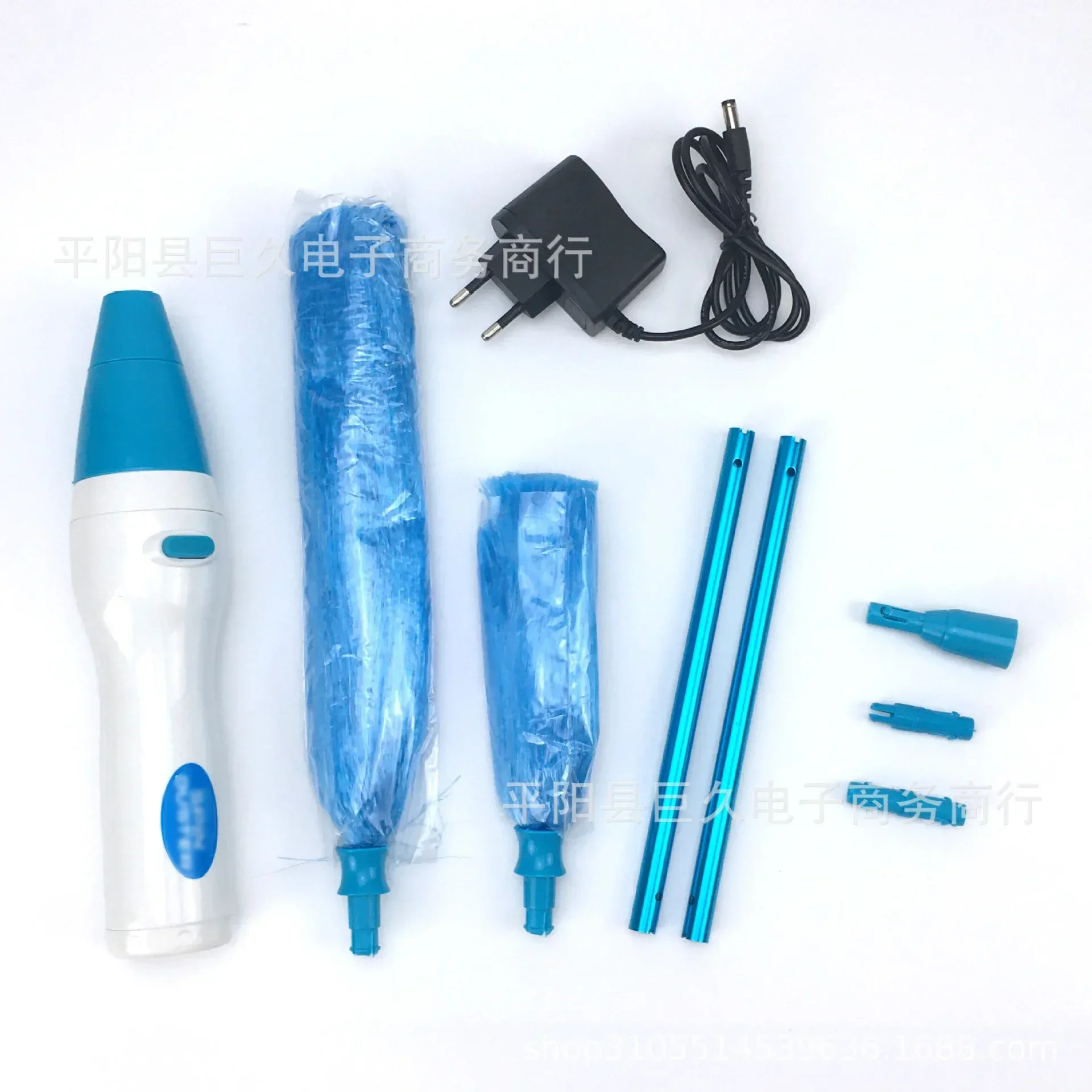 Electric Feather Duster Dusting Brush Cleaning Brush 360-degree Rotating Household Cleaning