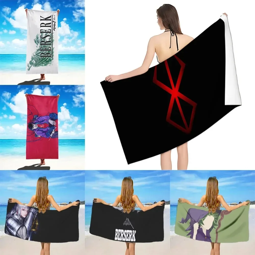 B-Berserk Anime Beach Towel Microfiber Sand Free Quick Dry Soft Sandproof Pool Towels Gift for Women Travel Gym Shower Camping