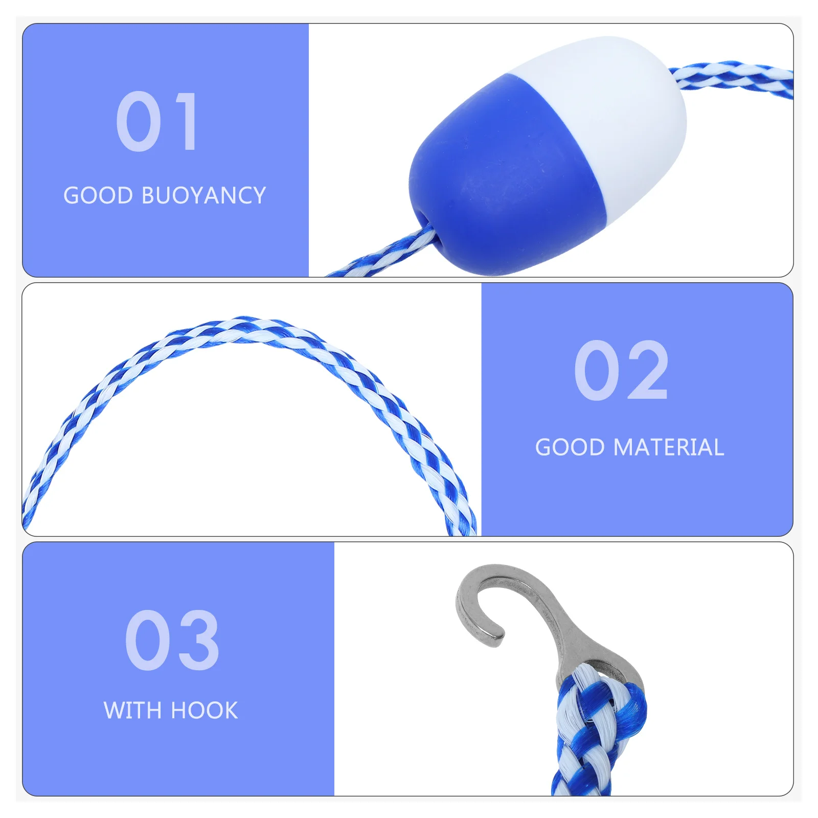 1 قطعة حارة السباحة ماركر 5 متر العائمة العوامة خط حوض سباحة مستقر العائمة حبل تقسيم سلامة حمام سباحة ملحق
