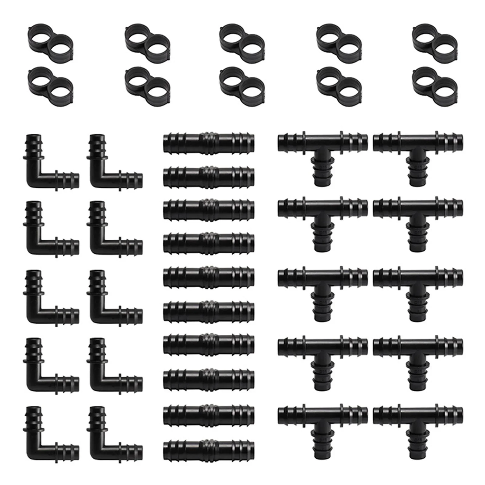 

Efficient Water Distribution With Our 40pcs For Drip Irrigation Fittings Kit Compatible With For Drip Sprinkler Systems