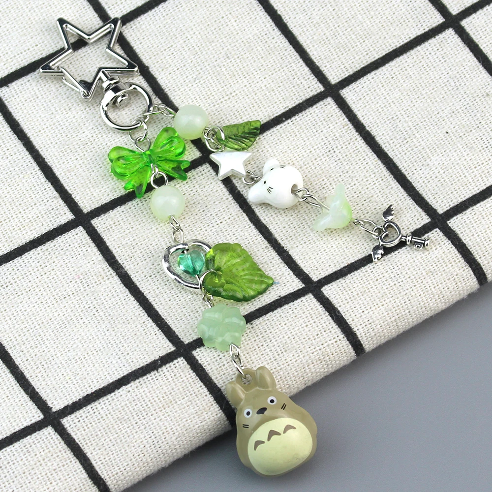 y2k Handmade Beaded Cat Lanyard Phone Pendant Bead Bag Charm Cell Phone Chain Keychain Girl Gifts view 5