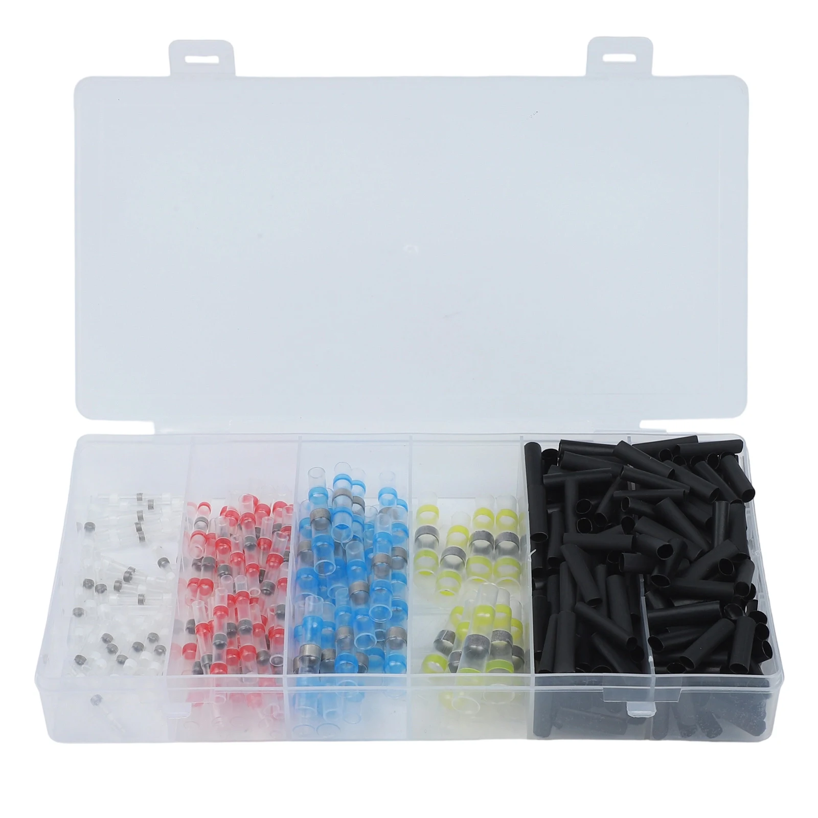 Efficient Wire Crimping and Sealing 420Pcs Solder Seal Sleeve Heat Shrink Electric Butt Wire Connectors Terminal Kit