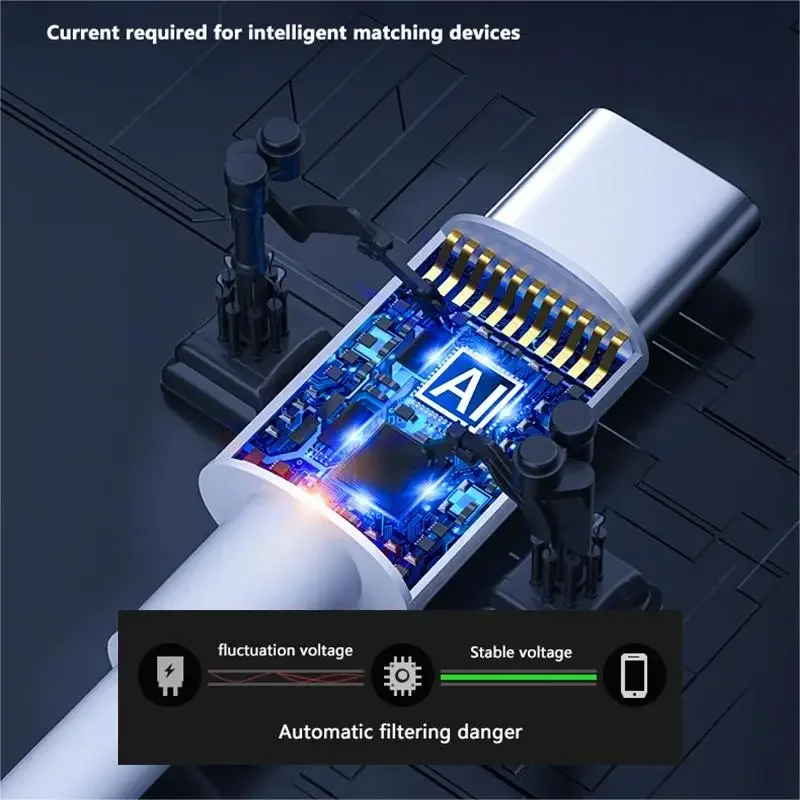 PD 40W USB C To USB Type C Fast Charging for Huawei Samsung Galaxy A25 A15 A14 Xiaomi 13 Redmi 12 Macbook IPad Data Cable