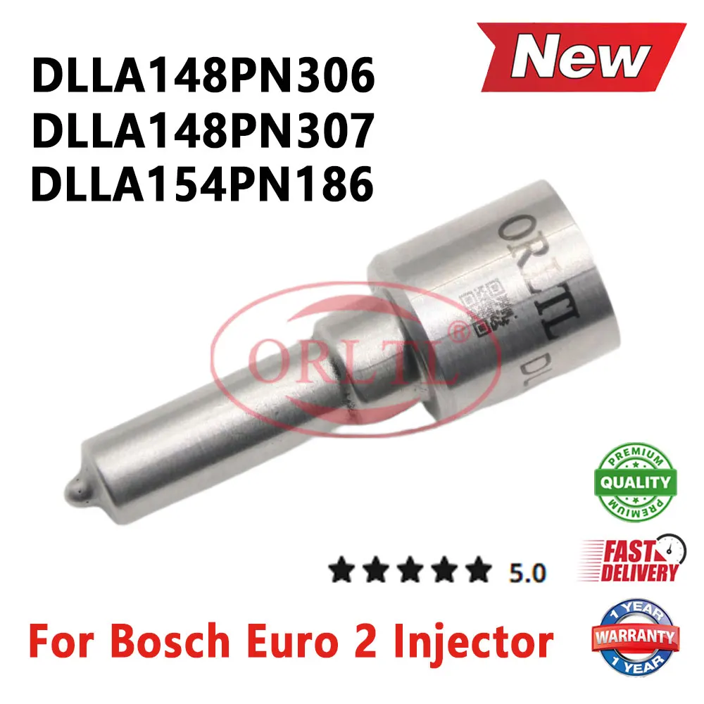 Euro 2 Common Rail Injector Spray DLLA148PN306 Fuel Diesel Nozzle DLLA148PN307 Injector Parts Sprayer DLLA154PN186