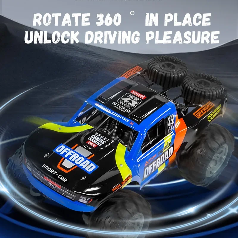 RC سيارة JJRC Q205 4WD شاحنة عالية السرعة 360 دوران برمائية على الطرق الوعرة مركبة 2.4g تحكم عن بعد لعب للبنين هدايا الاطفال