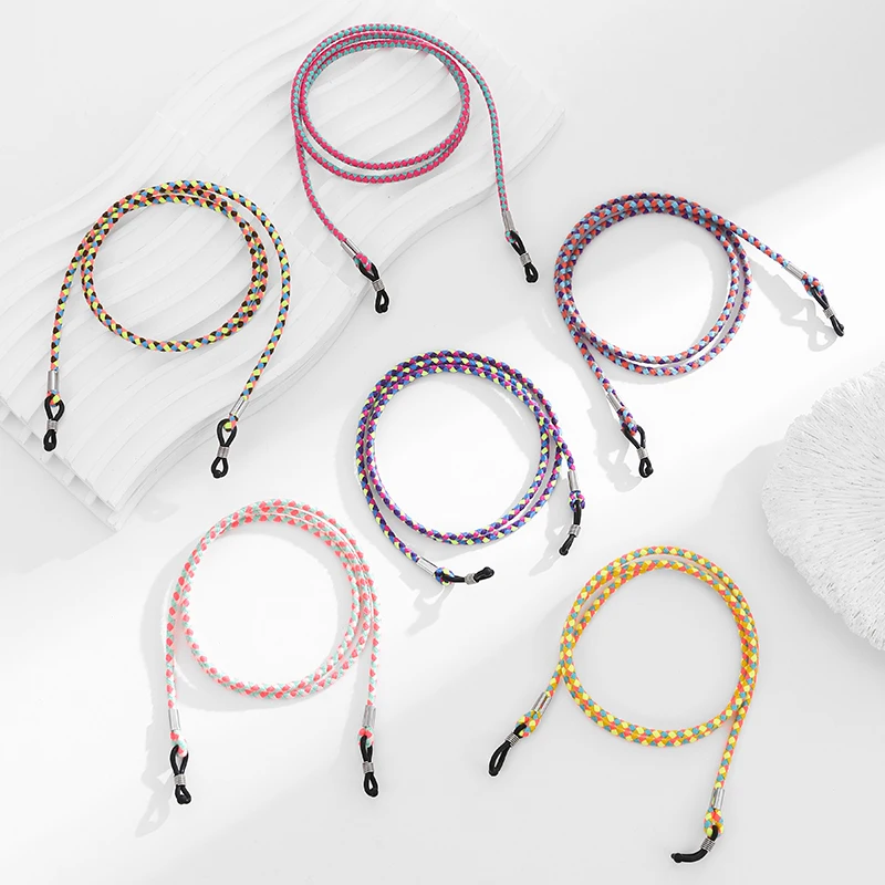 

ROXI | Colored Eyeglass Lanyards New Men Women Mountaineering Eyeglass Ropes Stainless Steel Trendy Accessories
