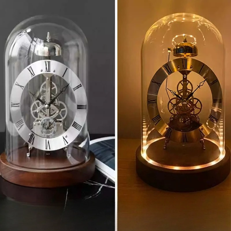 

Светящиеся темные цифровые настольные часы, украшения для гостиной, настольные часы для современного дома, роскошные механические настольные часы