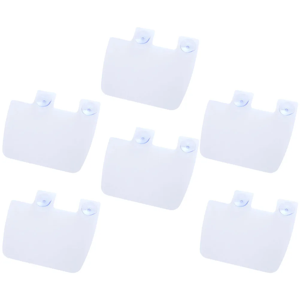 

6 Pcs Sink PVC Wear-resistant Kitchen Faucet Splashing Protector Anti-dirt Baffle Boards For Home Use