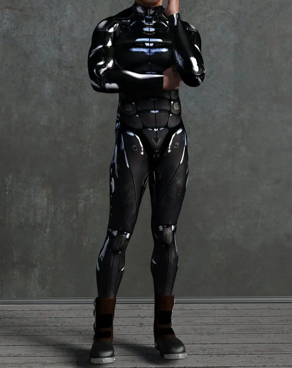POP Halloween-Skelett-Cosplay-Overall mit Daumen, bunter Kunstdruck, Bodysuit mit Reißverschluss vorne, Catsuit, Themenparty-Outfit, Rave-Outfit – Detail 4