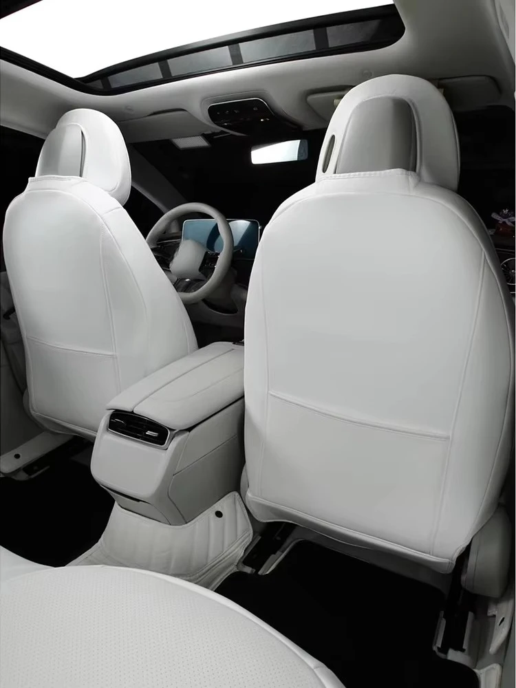 Custom Made for Car Accessories Seat Covers for 5 Seats Luxury Leather Fit for Mercedes Benz EQE Class 350 500 300 AMG Sedan SUV