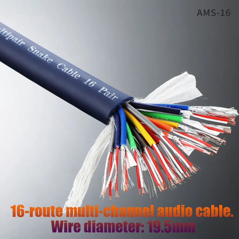 1-10meter 2/4/8/12/16/24 Channel Multicore Microphone Cable,Cable Car Multichannel Audio Cable Stage Signal Multicore Cable